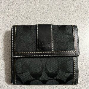 Coach Black Wallet